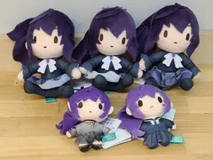 美品　プロセカ ふわぷち マスコット ミニぬいぐるみ 朝比奈 まふゆ 5点セット【E2908-001】▲91