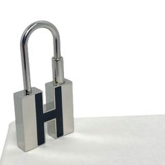 2138　HERMES エルメス　カデナ　シルバー　キーリング