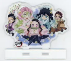 【中古】アクリルスタンド・アクリルパネル 集合 アクリルスタンド 「鬼滅の刃×ufotable Cafe×マチ★アソビCAFE 七夕イベント2023」