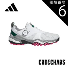 種類6：25.5 cm アディダス スパイクレス ゴルフシューズ コードカオス 25 ボア NKZ93(IG8705) WH/BK/GR メンズ ゴルフシューズ 2E adidas