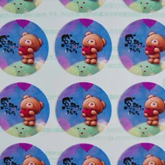 風船くまさん②『感謝のきもち』シール♥️1シート48枚【A155】