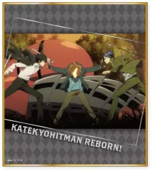 【中古】紙製品 雲雀恭弥＆沢田綱吉＆六道骸 「家庭教師ヒットマンREBORN! トレーディングミニ色紙」