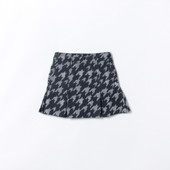 【認定リユース品】グレンチェック千鳥ジャガード 起毛仕上げ ストレッチスカート ＜千鳥柄＞