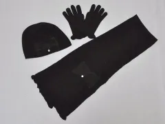 タルティーヌ エ ショコラ タルティーヌエショコラ tartine et chocolat アウトレット 子供服 女の子 5歳 M 約 100cm 110cm ニット 帽子 ニット帽 マフラー 手袋 3点 茶色 秋 冬 ★4 ぼうし 冬服 ガールズ 【中古】