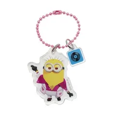 【メール便】ミニオンズ キャラクター キーホルダー アクリルボールチェーン Minion DJ プレゼント 男の子 女の子 ギフト
