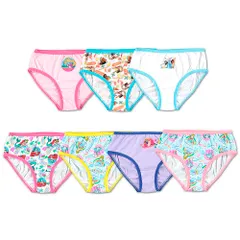 [Handcraft] ディズニープリンセス 女の子 パンツ 下着 7枚セット マルチカラー 柄おまかせ [並行輸入品] 4T [マルチカラー] [4 Regular]