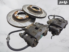 【実動外し!!】ダイハツ 純正 L502S ミラ TR-XX アバンツァート フロント ブレーキキャリパー ローター ブレーキホース 左右セット 棚10A