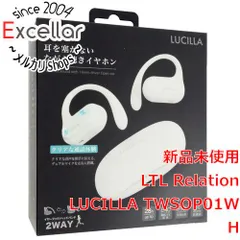 [bn:10] LUCILLA　完全ワイヤレスイヤホン　TWSOP01WH　ホワイト