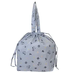 【メール便】スヌーピー ショッピングバッグ エコバッグレインバッグカバー ロゴ ピーナッツ カミオジャパン お買い物かばん キャラクター グッズ 