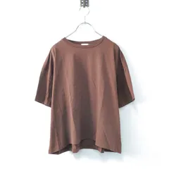ハンドバーク handvaerk コットン 半袖Tシャツ S/ブラウン トップス【2400013992770】のサムネイル