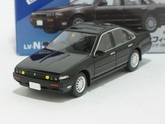 日産 セフィーロ スポーツクルージング（黒）88年式 LV-N335b【トミーテック社1/64ミニカー】【トミカの時】