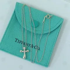 【TIFFANY&Co. 】 ティファニー スモールクロス ネックレス 925 TIFFANY&Co.】ティファニー スモール クロス ネックレス