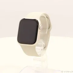 〔未使用品〕 未使用品 Apple Watch Series 9 GPS + Cellular 41mm スターライトアルミニウムケース スターライトスポーツバンド【352】