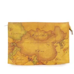 【新品、未使用】プリマクラッセ 二つ折り財布 世界地図 レザー 総柄 お洒落 Amazon | プリマクラッセ PRIMA CLASSE 二つ折り財布 W103-6426