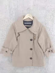 ◇ FRAMeWORK フレームワーク 七分袖 コート ベージュ * 1002800201679 【中古】 【1002800201679】