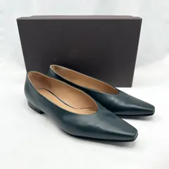 極美品ペリーコ　アネッリ　フラット　36　23cm　アンドレア　ダークネイビー PELLICO | アネッリフィッビア パンプス 3.5cm BLACK - アマン