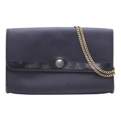 クリスチャンディオール Christian Dior ハニカム柄 チェーンショルダーバッグ ブラック PVC レディース 女性 【中古】