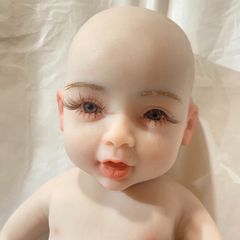リボーンドール フルシリコン お口が開くはにかみ笑顔の可愛い女の子