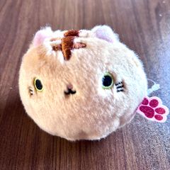 オレンジ猫 まんまるぬいぐるみ マスコット - メルカリ