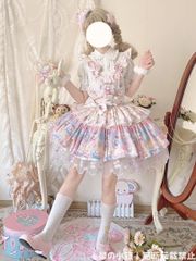 axes femme kawaii mikkoコラボ刺繍エプロン（ピンク） - メルカリ