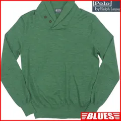 POLO RALPH LAUREN ラルフローレン セーター ニット S 古着 90s ヴィンテージ メンズ 緑 ウール ニット_セーターサイズS一覧←SEULB屋着古← TY3516
