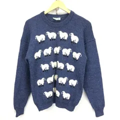 KAPAI CRAFTS 羊柄　ウールセーター MADE IN NEW ZEALAND　06081508　01のサムネイル