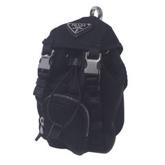 プラダ PRADA リナイロン ミニポーチ バッグチャーム 2TT061_2DMK_F0002 NERO ブラック