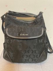 濱野鞄　リュックサック　黒　中古　ハマノカバン
