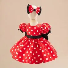 人気商品 ミニーちゃん ワンピース ドレス 100  ディズニーランドハロウィン