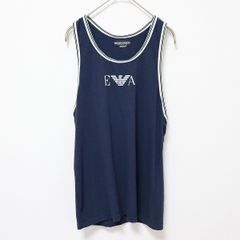 EMPORIO ARMANI タンクトップ ネイビー、ブラック2枚セット M - メルカリ