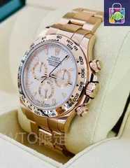 ご購入大歓迎です 限定Rolex ロレックス デイトナ シリーズ 116505-0010☆40mm 自動巻き｜本日限定特価｜新品未使用-WTO店名をご確認ください