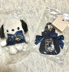 メゾンドフルール　マスコットチャーム&ダブルリボンミニトートチャーム　ポチャッコ