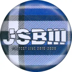 【中古】バッジ・ピンズ 三代目 J SOUL BROTHERS(ロゴ/ブルー×ホワイト) 缶バッジ 「三代目 J SOUL BROTHERS PERFECT LIVE 2010-2020」