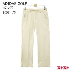 ADIDAS GOLF アディダスゴルフ ロングパンツ ロゴ刺繍 ホワイト系 79 ［240001877845］