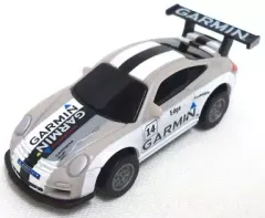 【中古】ミニカー 1.GARMIN PORSCHE #14(ホワイト×グレー) 「ポルシェ カレラカップジャパン プルバックカーコレクション」 2013年 WONDA キャンペーン品