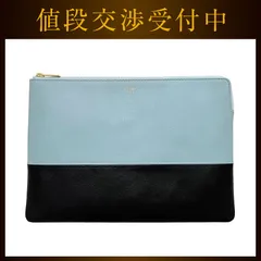 2023年最新】セリーヌ celine バイカラー クラッチ ポーチ バッグ 中古