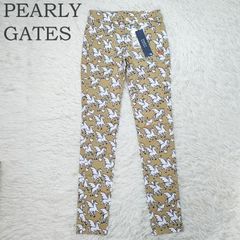 PEARLY GATESパーリーゲイツ ボタニカル花柄 コットン S 春ゴルフ
