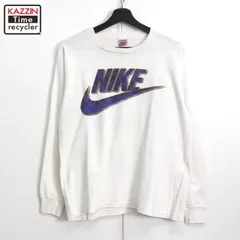 90s USA製 vintage NIKE ロゴ スウォッシュ 長袖Ｔシャツ メンズ 表記Mサイズ