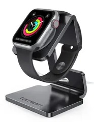 Apple Watch対応 充電スタンド Series 9 8 7 6 SE ultra 5 4 3 2 38mm 40mm 41mm 42mm 44mm 45mm 49mm 全機種対応 置くだけ 充電 Lomicall アップルウォッチ 卓上スタンド : アのサムネイル