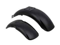 ホンダ用 フロント リア フェンダー 前後セット ブラック 黒 モンキー ゴリラ バイク カスタム パーツ 社外品