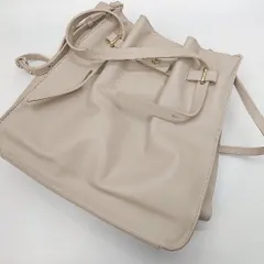 ◇ Θ LAUTREAMONT ロートレ アモン 2way トート ショルダーバッグ ベージュ系 レディース E  【1502180037924】