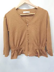 ◇ Θ Bou Jeloud ブージュルード ジップアップ 長袖 ブルゾン サイズ38 ブラウン系 レディース E  【1507100008862】のサムネイル