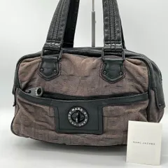 【良品】MARC JACOBS ハンドバッグ ミニボストンバッグ デニム風