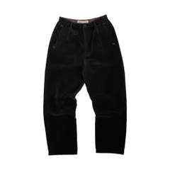 Mademoiselle NON NON マドモアゼルノンノン コーデュロイ  スラックスパンツ L/ダークグリーン