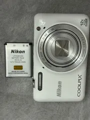 ジャンク品/電源入らず Nikon coolpix S6600 ホワイト ジャンク