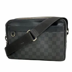 極美品 ルイヴィトン ミックMM ショルダーバッグ ダミエグラフィット 黒 LOUIS VUITTON ルイヴィトン トリオメッセンジャー ダミエグラ