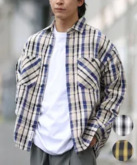 【ムラスポ公式】新品 DEAR LAUREL ディアローレル 長袖 シャツ メンズ ネルシャツ チェック柄 ヘビーウェイト D24F2402のサムネイル