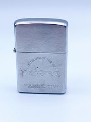 ZIPPO/ジッポー　オイルライター　シルバー　筆記体　cursive　ヴィンテージ　AS092