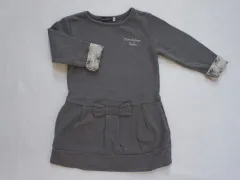 ベベ bebe アウトレット 子供服 女の子 長袖 ワンピース グレー トレーナー地 春 秋 冬 100cm ★3 スウェット ガールズ 女児 キッズ 【中古】 ユーズド リサイクル こども