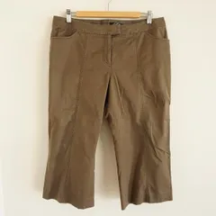 #anc レリアン Leilian パンツ 13+ 茶 カプリ丈 大きいサイズ レディース [854369]のサムネイル